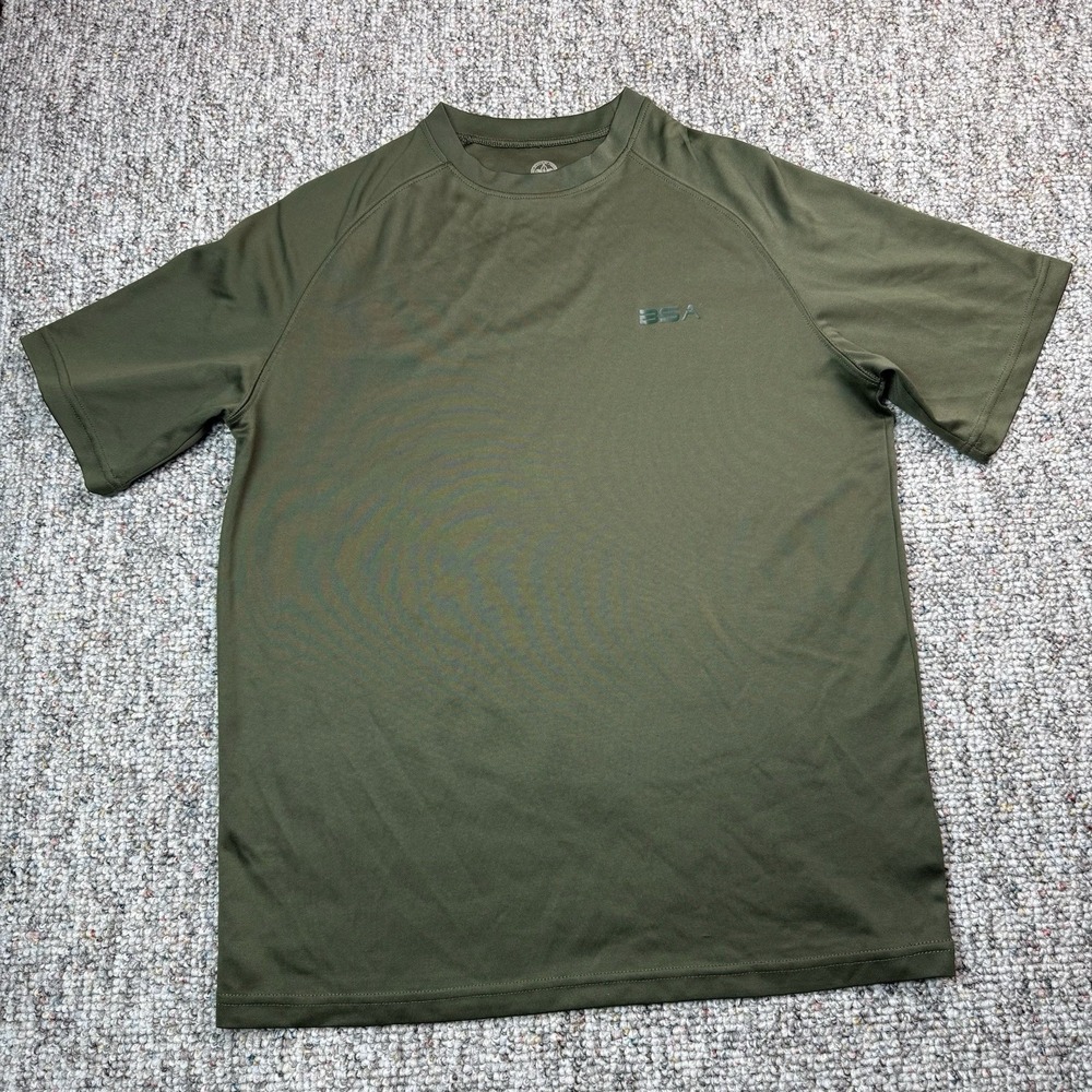 Boy Scouts Of America Shirt Adult Small BSA Short Sleeve Green